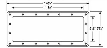 Wide Mouth Skimmer Dimensions